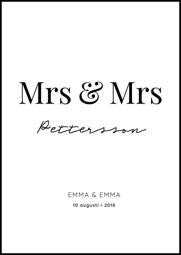 Mrs Mrs - White