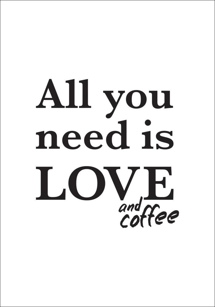 Love and coffee Постер