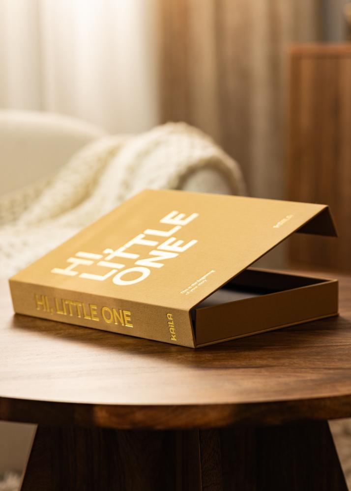 KAILA HI LITTLE ONE Manilla - Coffee Table Photo Album (60 Черни страници)