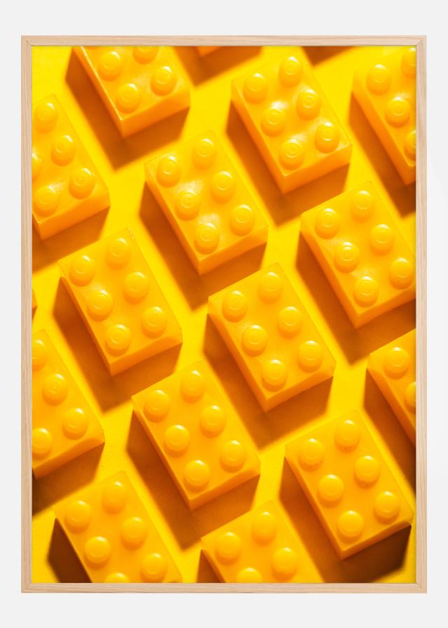 Yellow lego Постер