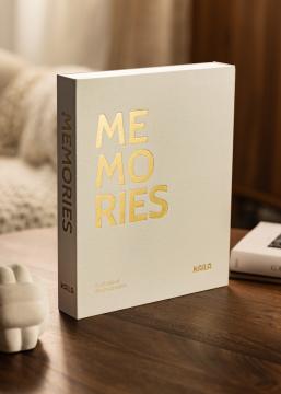 KAILA MEMORIES Cream - Coffee Table Photo Album (60 Черни Страници / 30 листа)