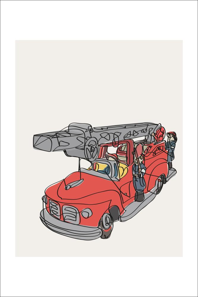 Fire Truck Постер