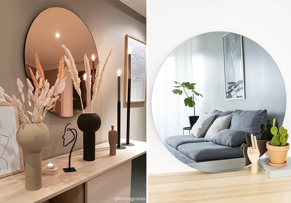 Тонирани огледала - кръгли огледала